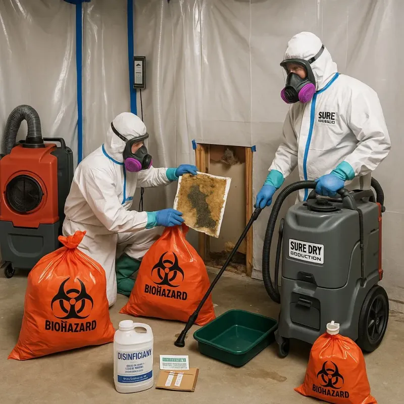 Contaminated Water Handling Protocols process in Pendleton, SC