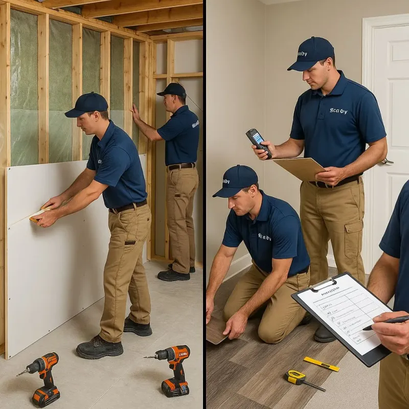 Repairs and Reconstruction process in Pendleton, SC